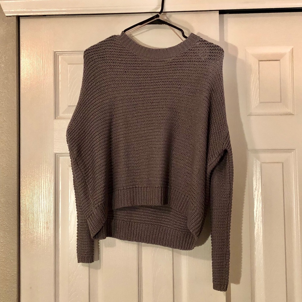 Gray sweater